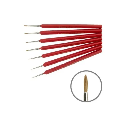Kolinsky Round Brush Nail art 3009L Short Handle KOLOS - Fine Art Shop