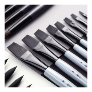 Synthetic flat brush snow 1098f long handle - Fine Art Shop